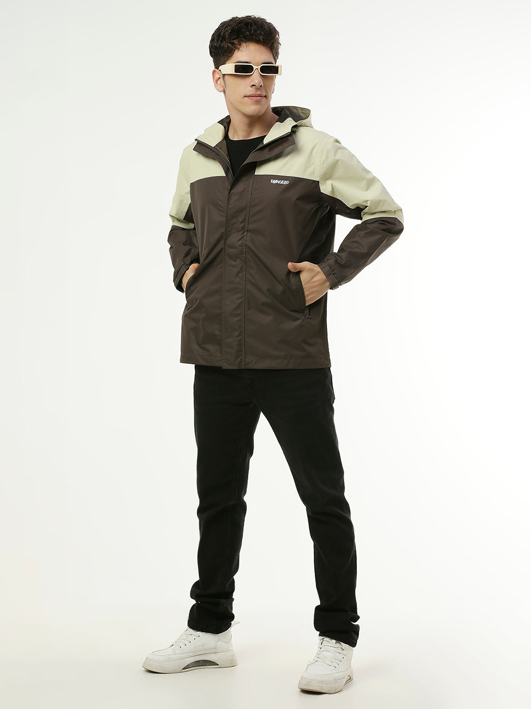 Lime Olive Stylish Rain Men Jacket For Men - ZRR002 - Zeelretail