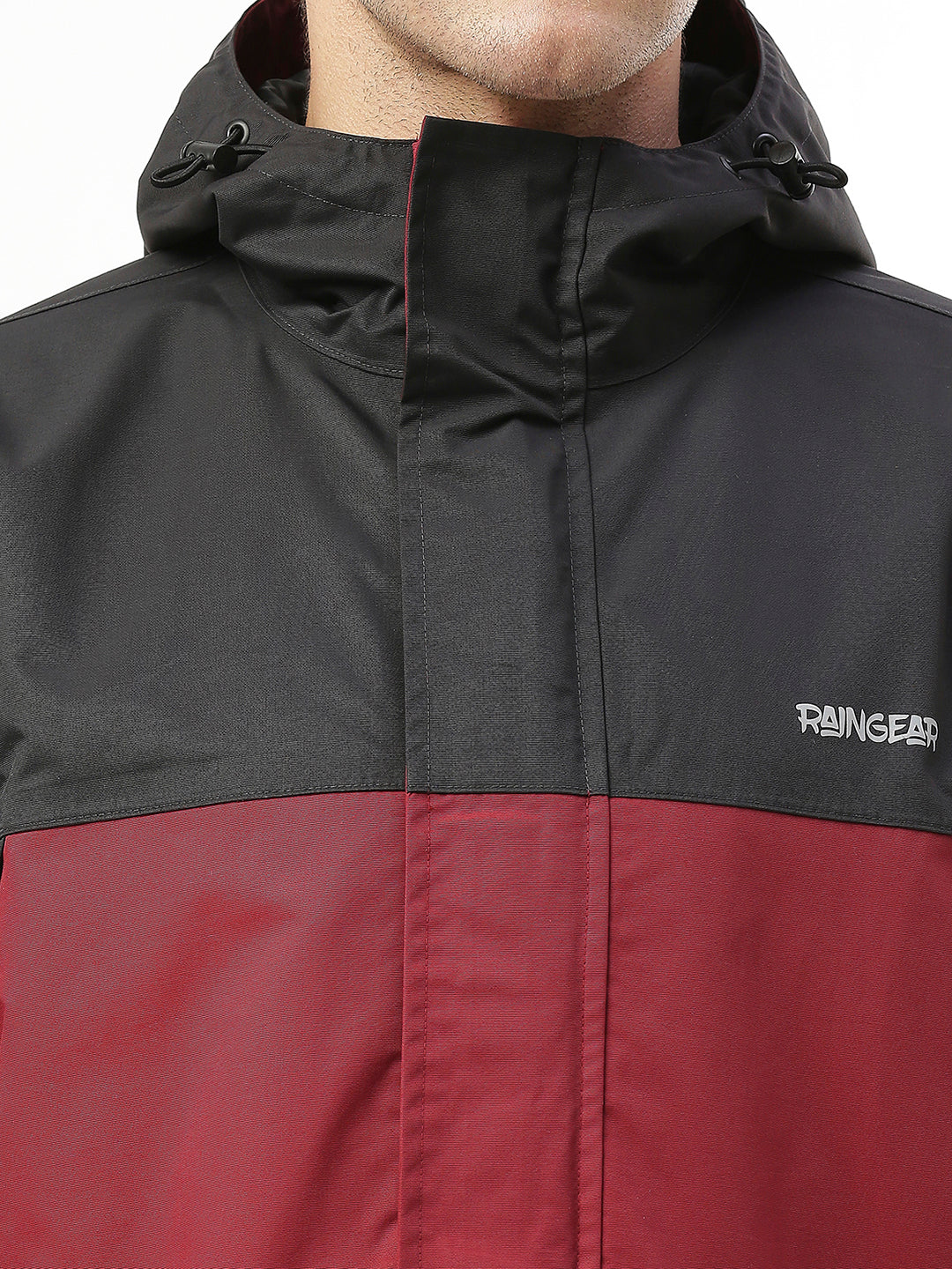 StormGuard Black Red Men's Rain Jacket - ZRS001 - Zeelretail
