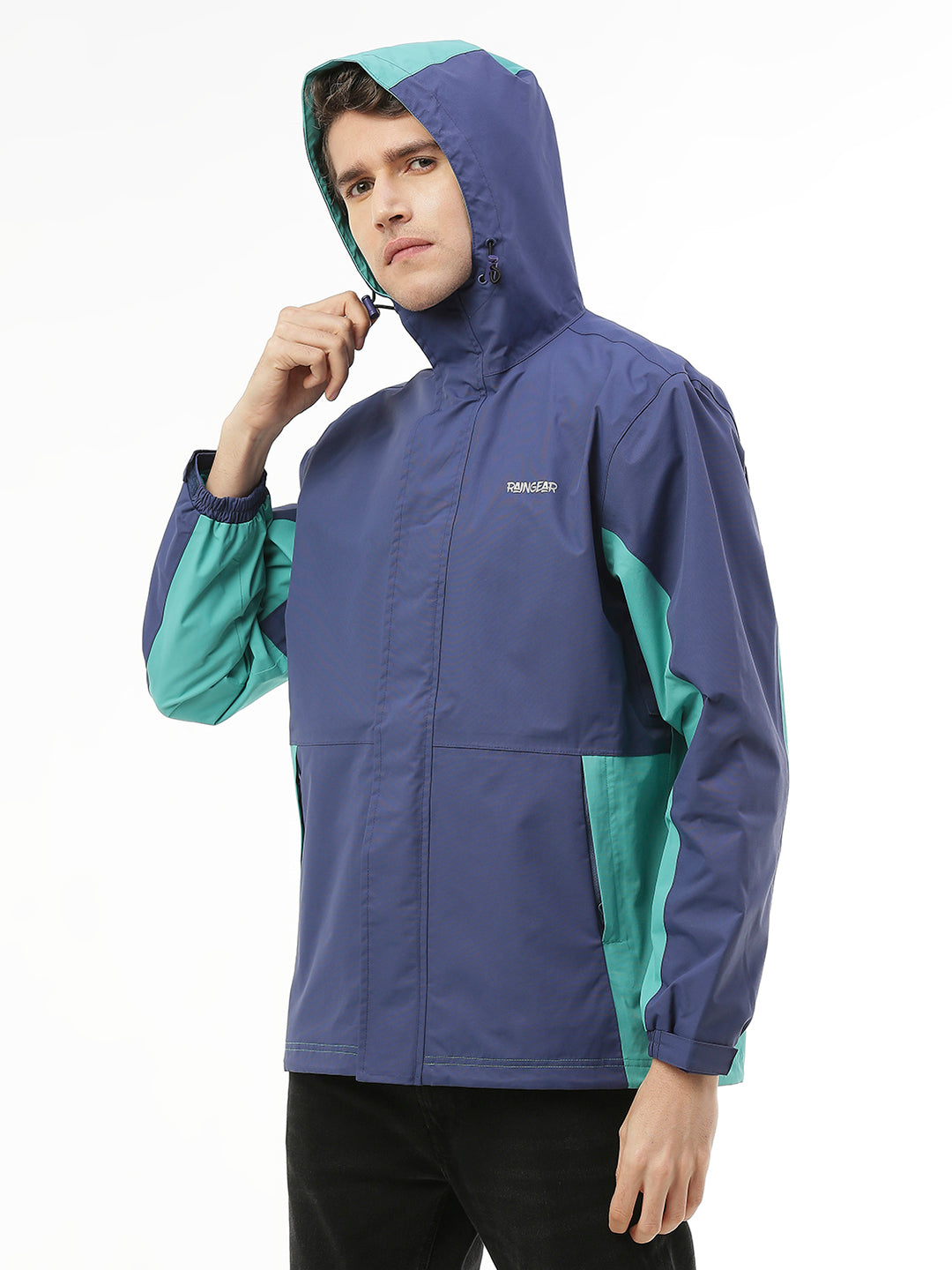 Monsoon Ready Men's Denim Color Waterproof Jacket - ZRS013 - Zeelretail
