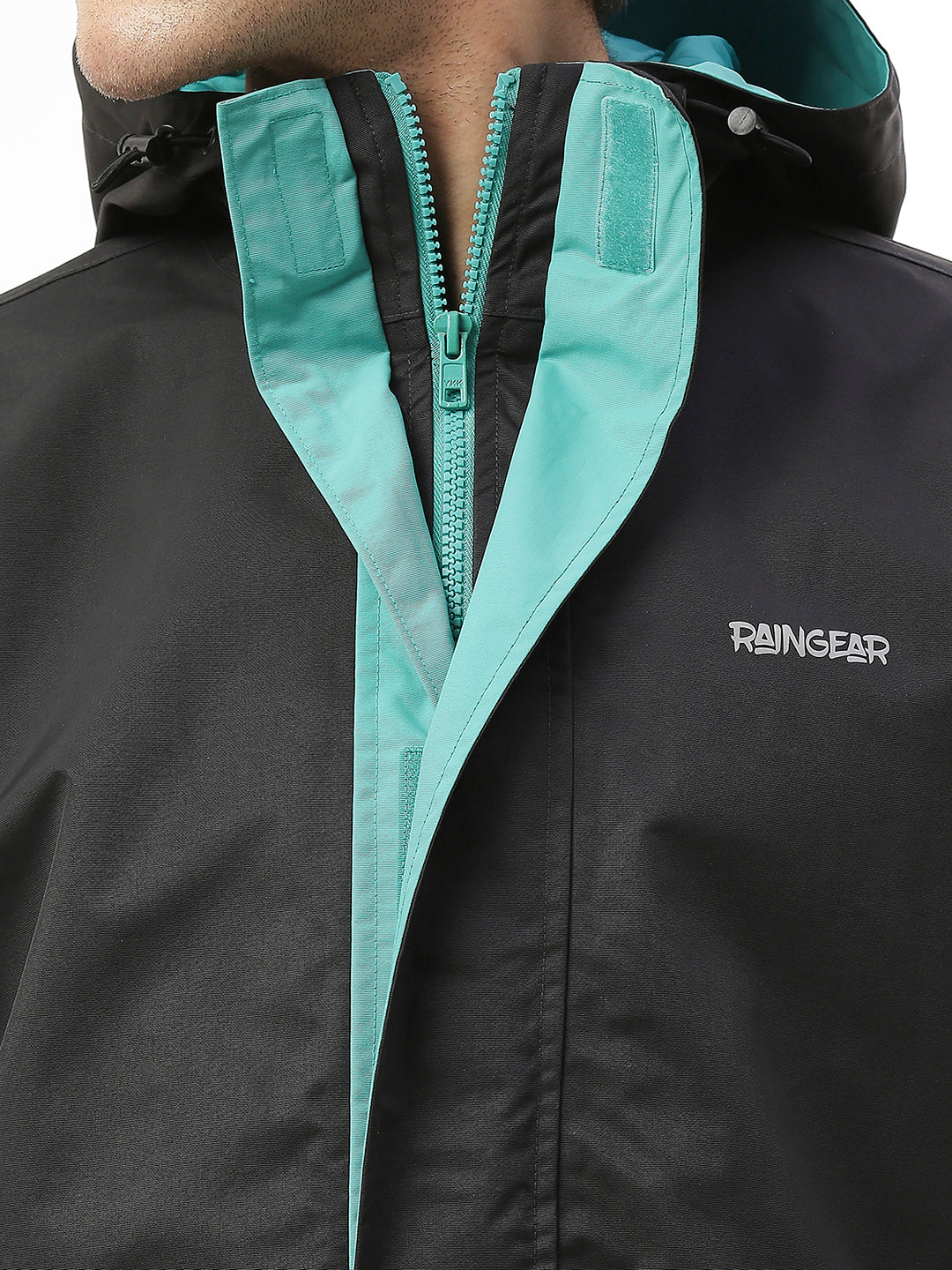 Monsoon Ready Men's Black Waterproof Jacket - ZRS013 - Zeelretail
