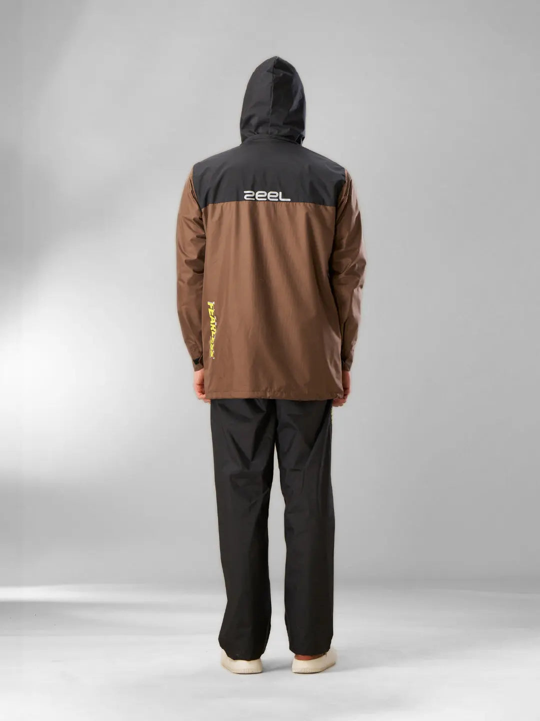 Zeel Classic Brown and Black Rainwear - ZT5 - Zeelretail