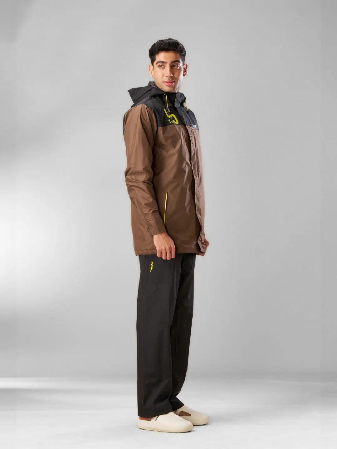 Zeel Classic Brown and Black Rainwear - ZT5 - Zeelretail
