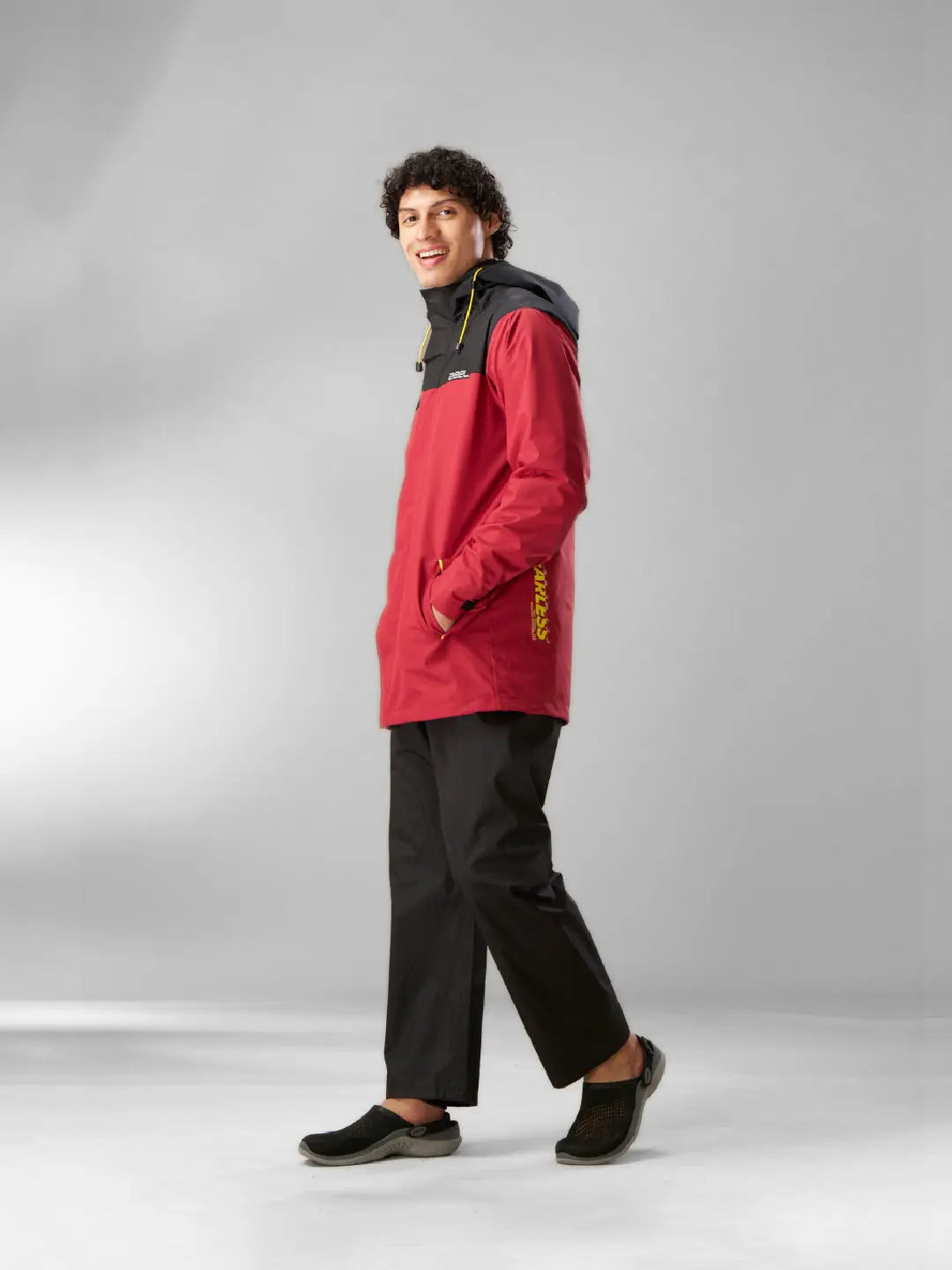 Zeel Classic Red and Black Rainwear - ZT5 - Zeelretail