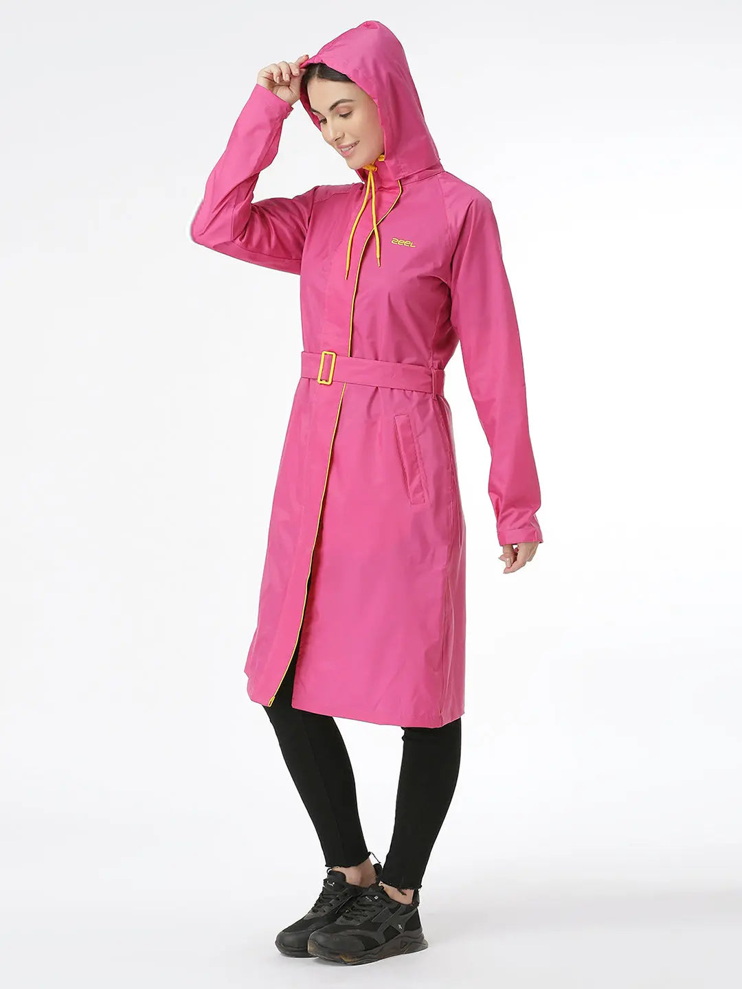 Zeel Diva Pink Trench Coat - Zeelretail