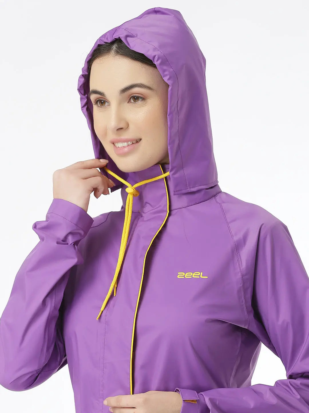 Zeel Diva Purple Trench Coat - Zeelretail