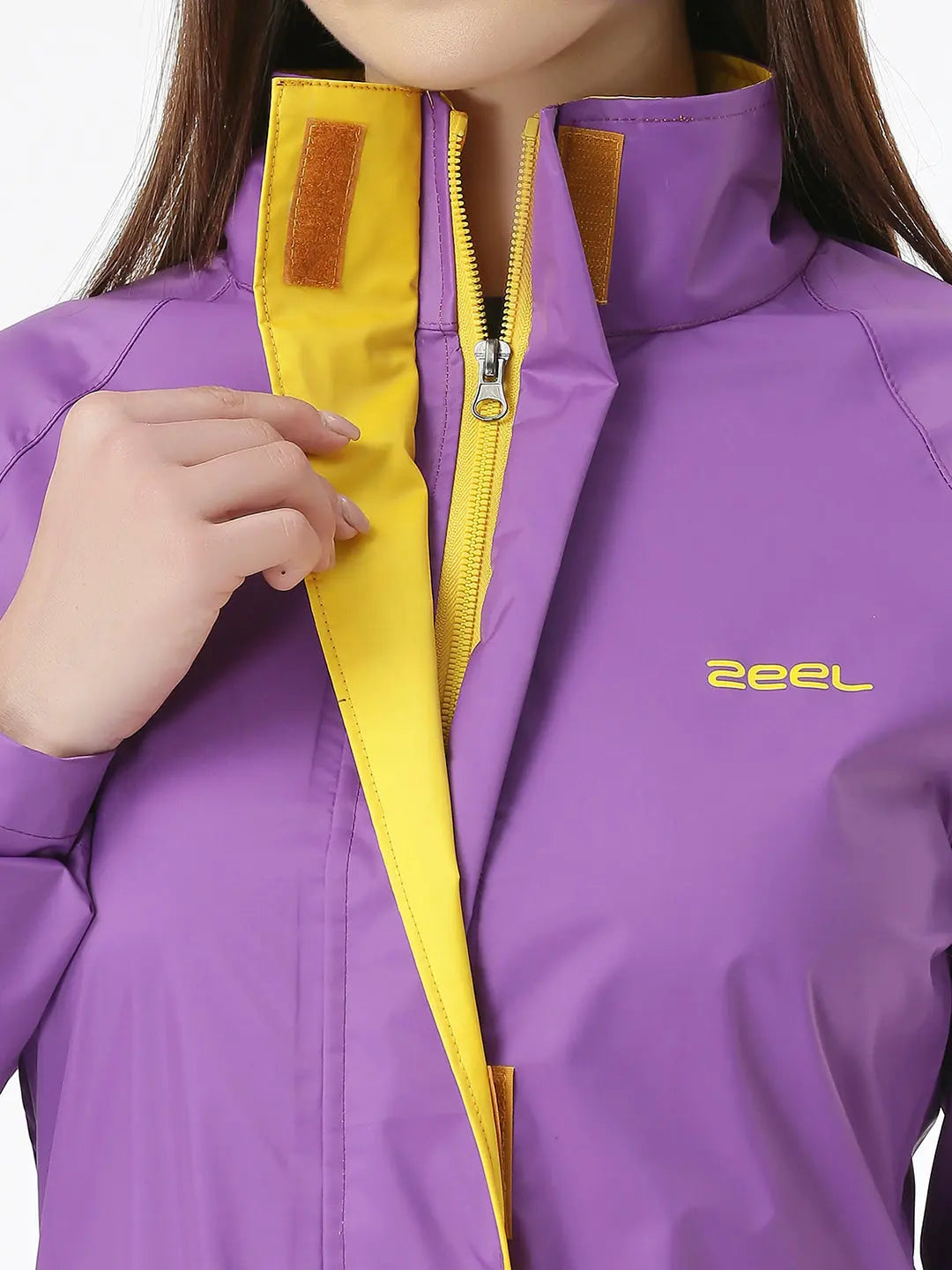 Zeel Diva Purple Trench Coat - Zeelretail