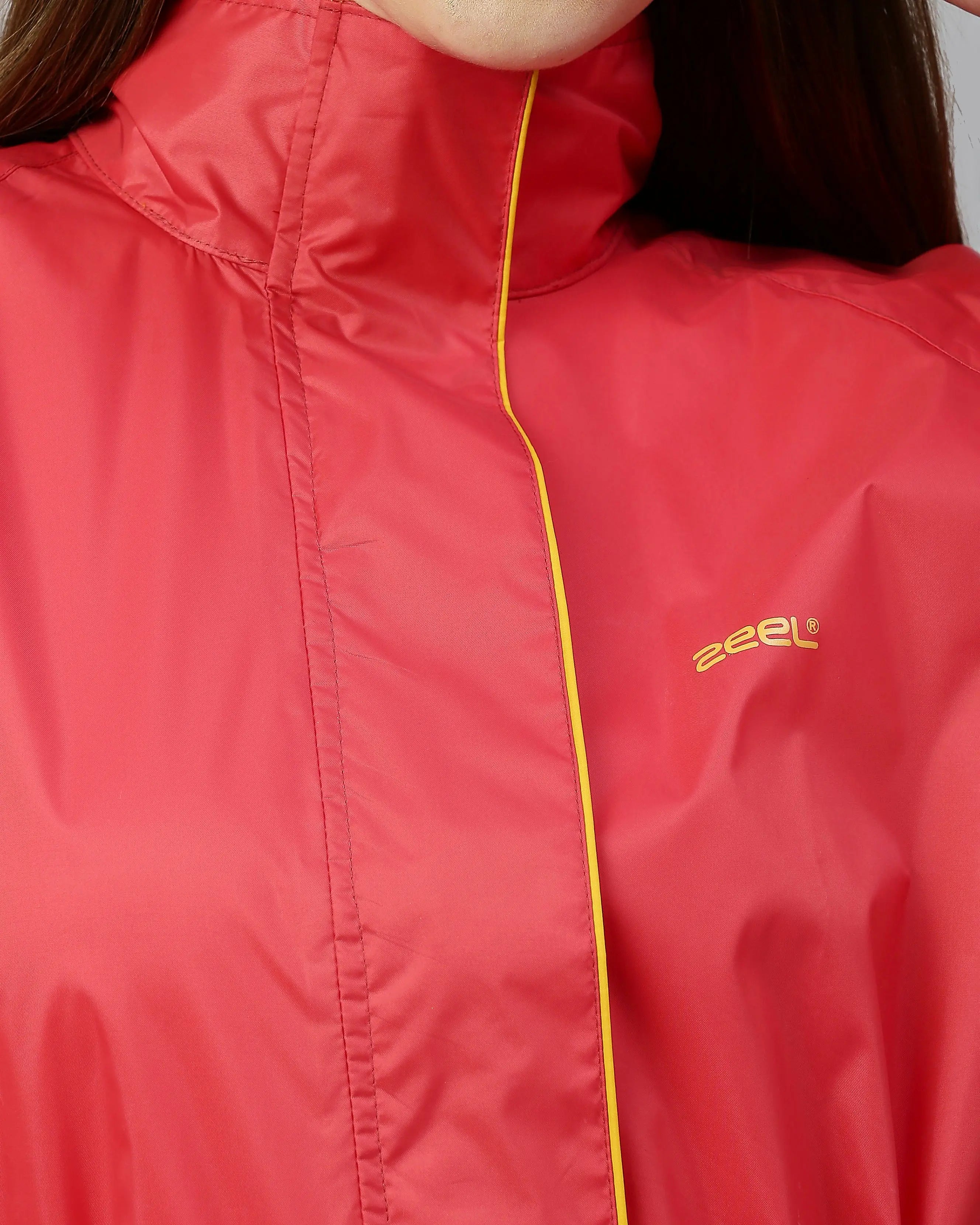 Zeel Diva Red Trench Coat - Raincoat For Women - Zeelretail