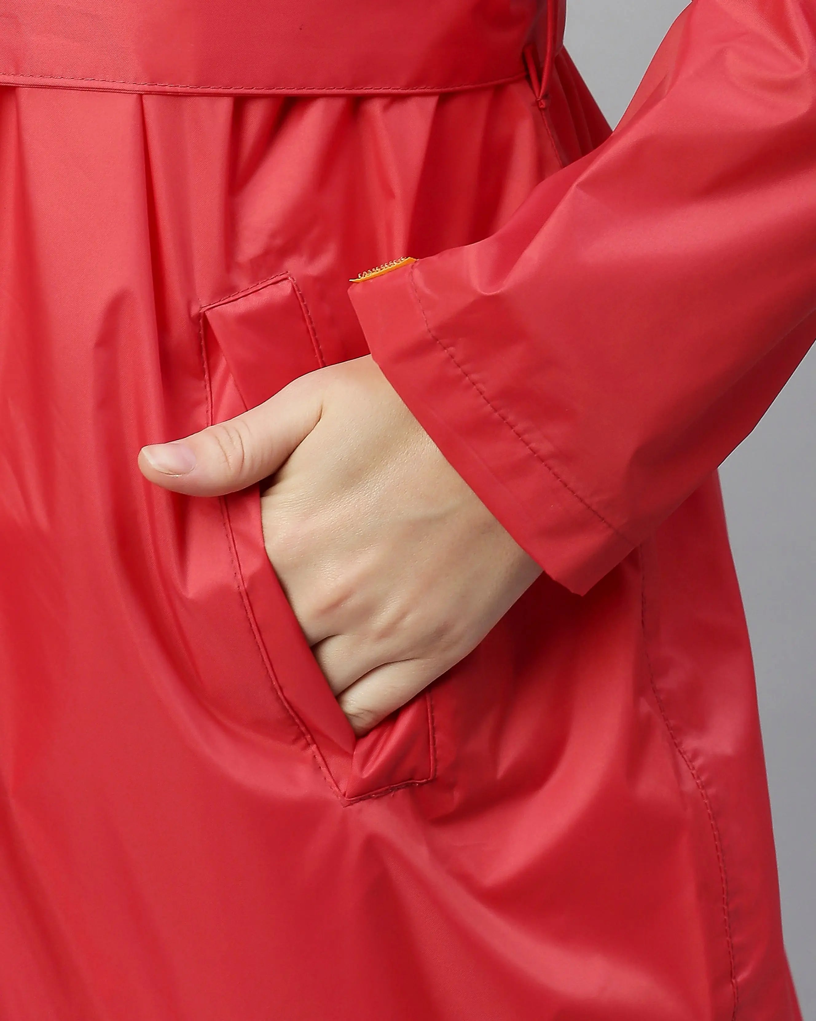 Zeel Diva Red Trench Coat - Raincoat For Women - Zeelretail
