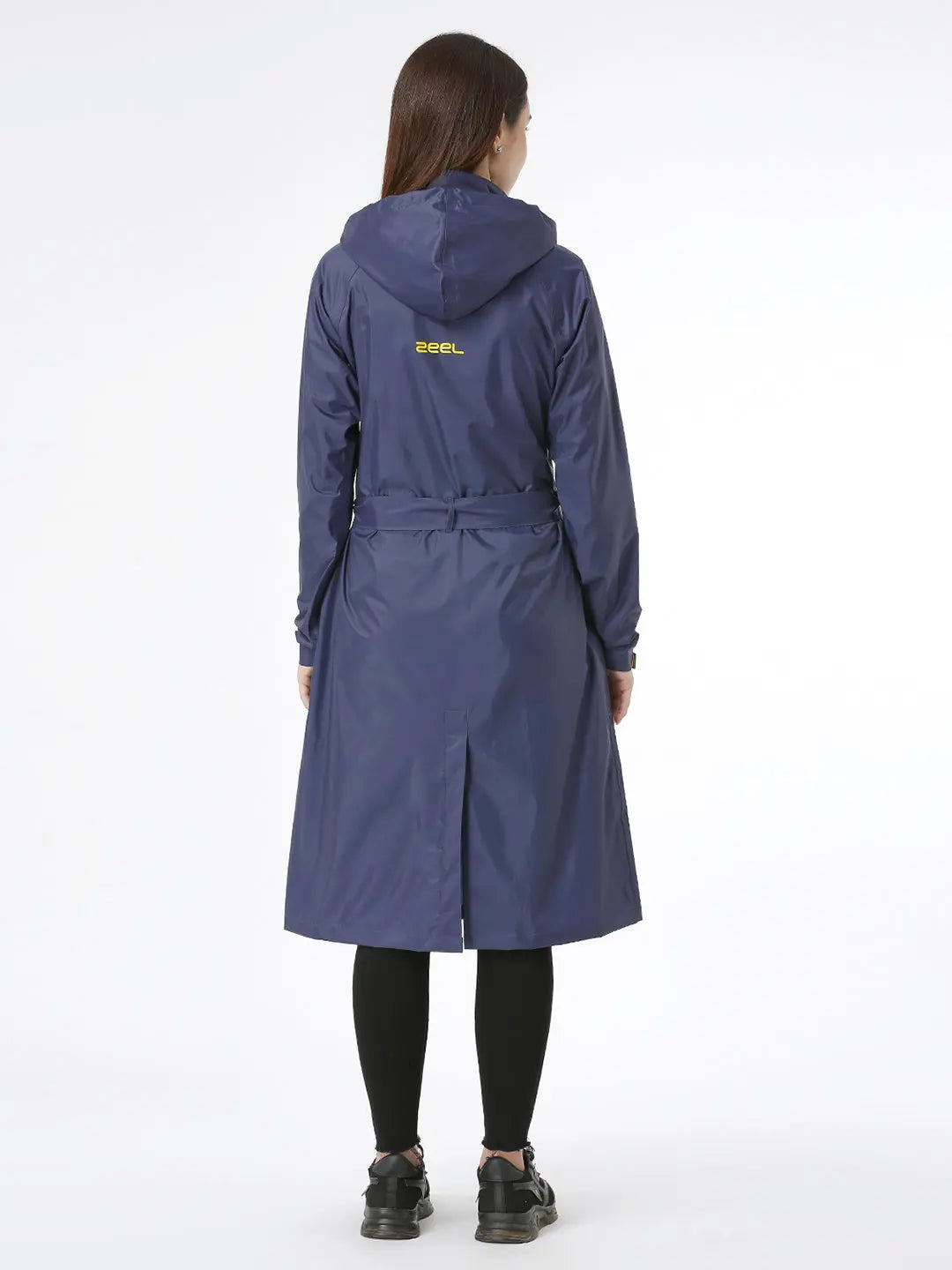 Zeel Diva Royal Blue Trench Coat - Zeelretail