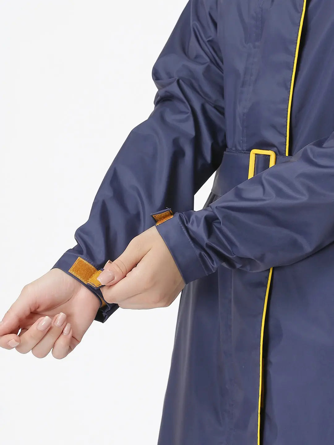 Zeel Diva Royal Blue Trench Coat - Zeelretail