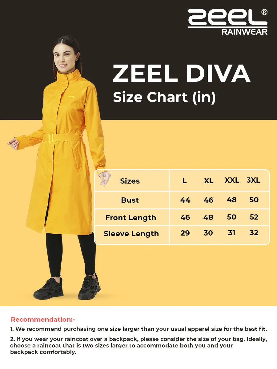 Zeel Diva Yellow Trench Coat - Zeelretail
