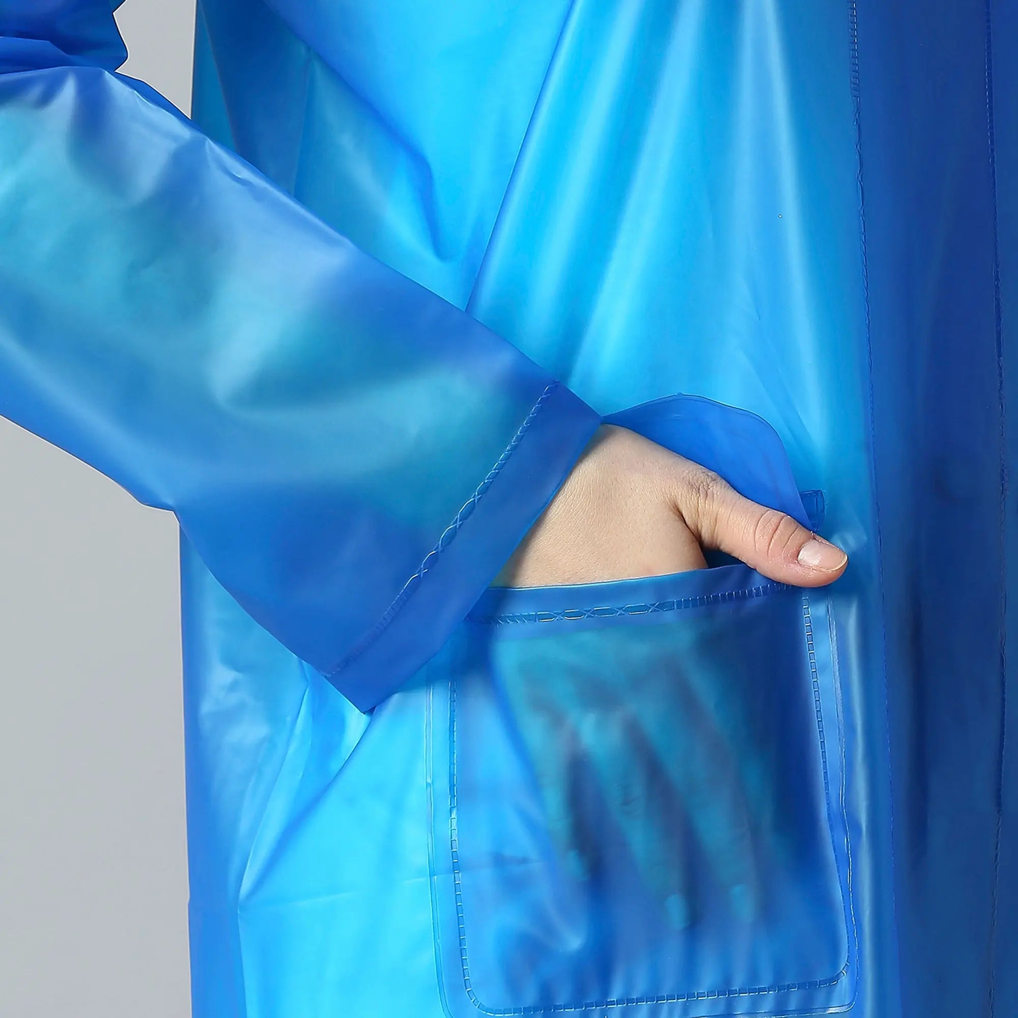 Zeel Girl Rider Blue Raincoat AZ08 - Zeelretail