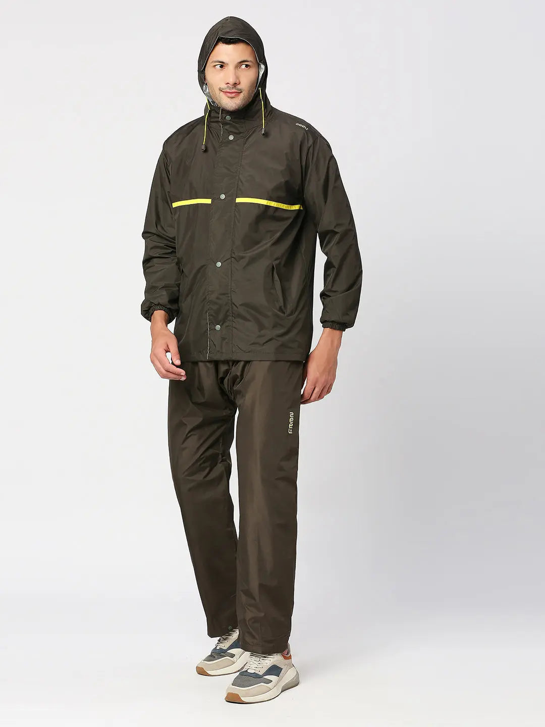 Zeel Sporty Olive & Lime Rainsuit - JS301 - Zeelretail