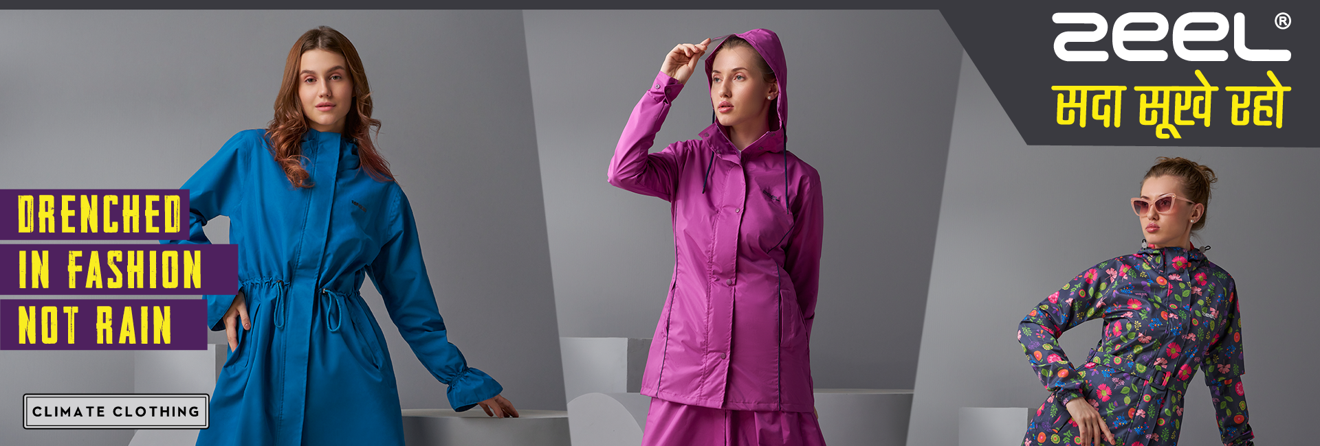 zeel women raincoat