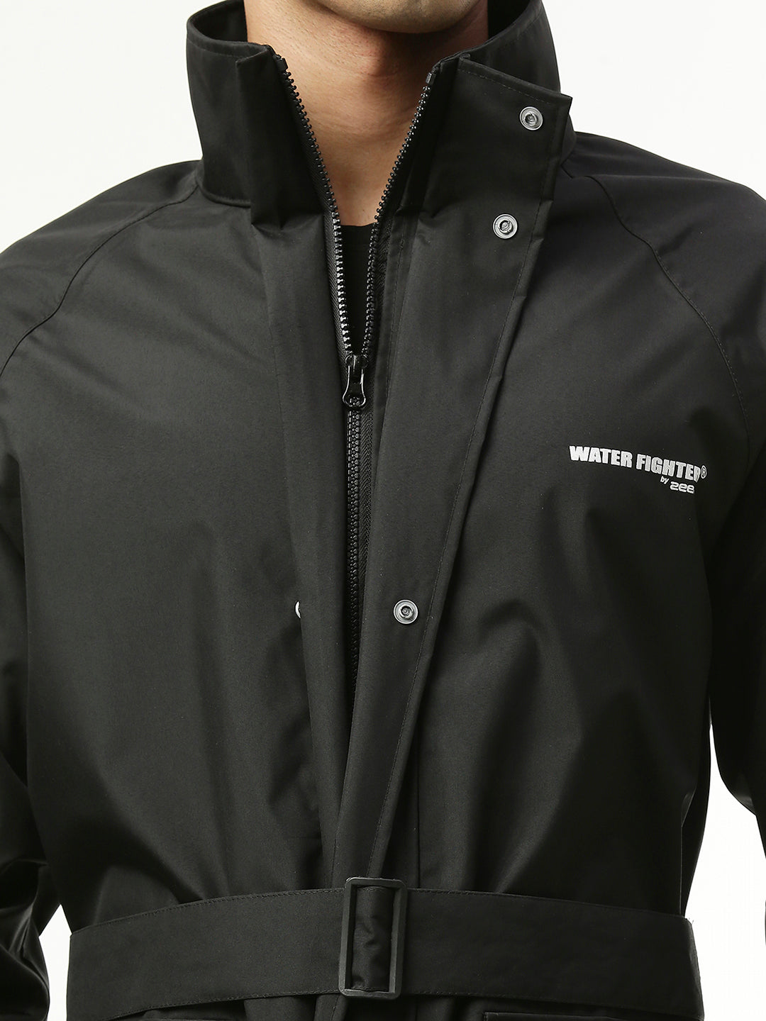 Men's Waterproof Work Black Longcoat for Men - AZ04 - Zeelretail