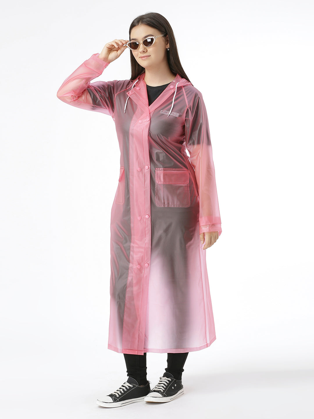 Zeel Girl Rider Pink Raincoat AZ08 - Zeelretail
