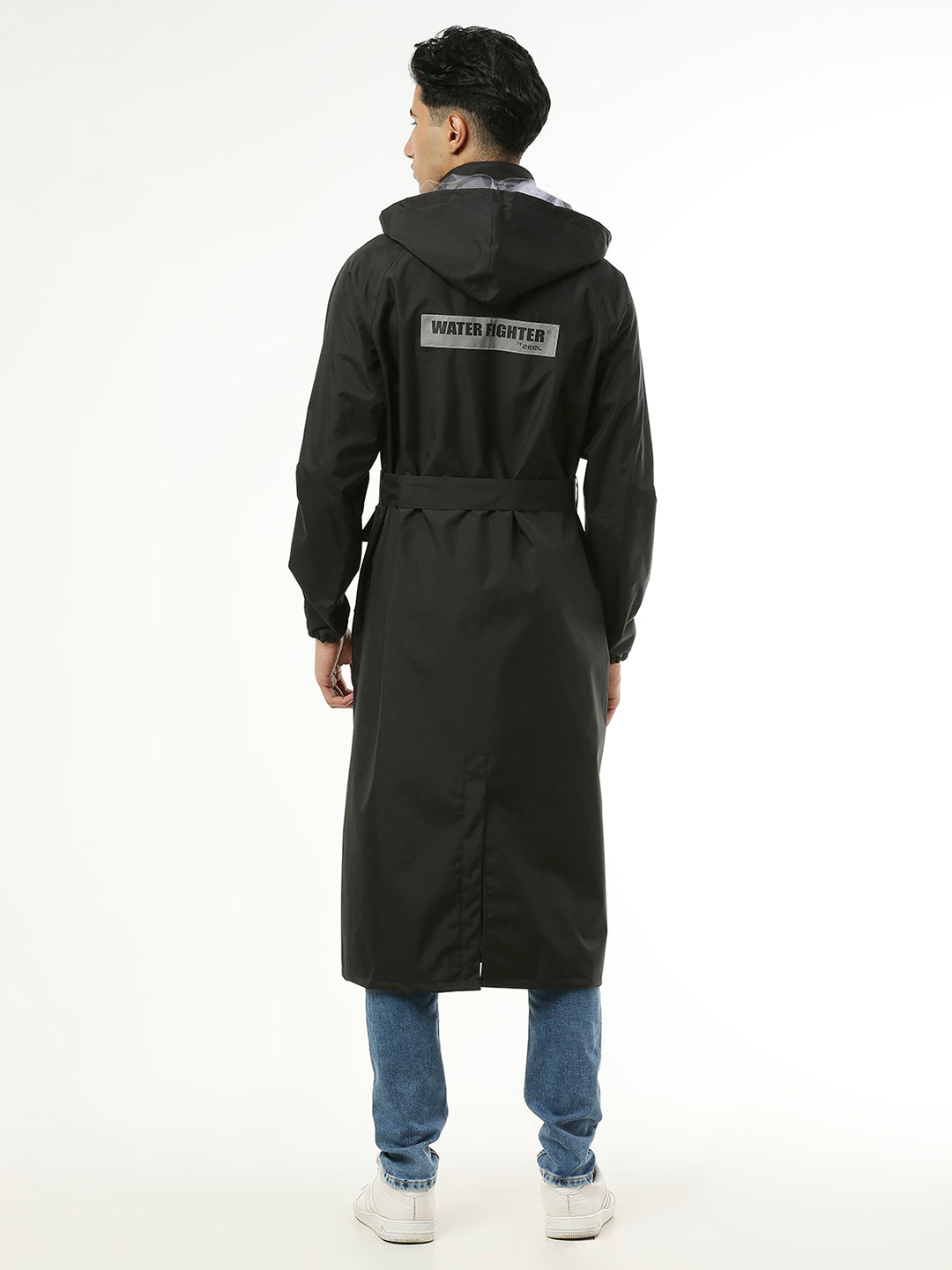 Men's Waterproof Work Black Longcoat for Men - AZ04 - Zeelretail