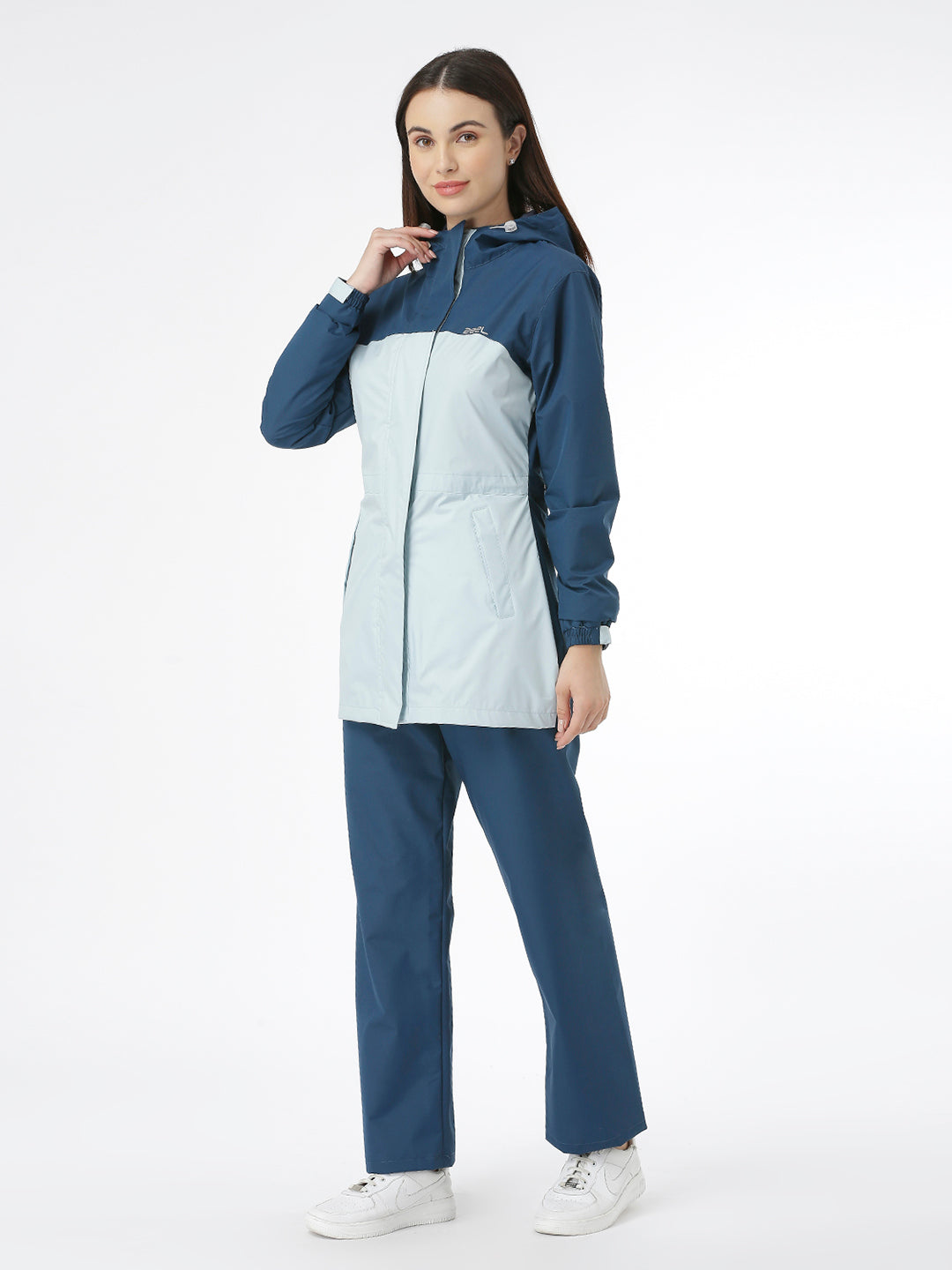 Premium Solid Darkteal Women Rainsuit - AZ11 - Zeelretail