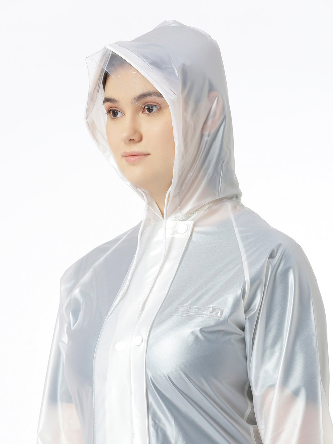 Zeel Girl Rider White Raincoat AZ08 - Zeelretail