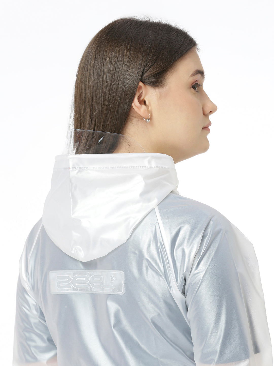 Zeel Girl Rider White Raincoat AZ08 - Zeelretail