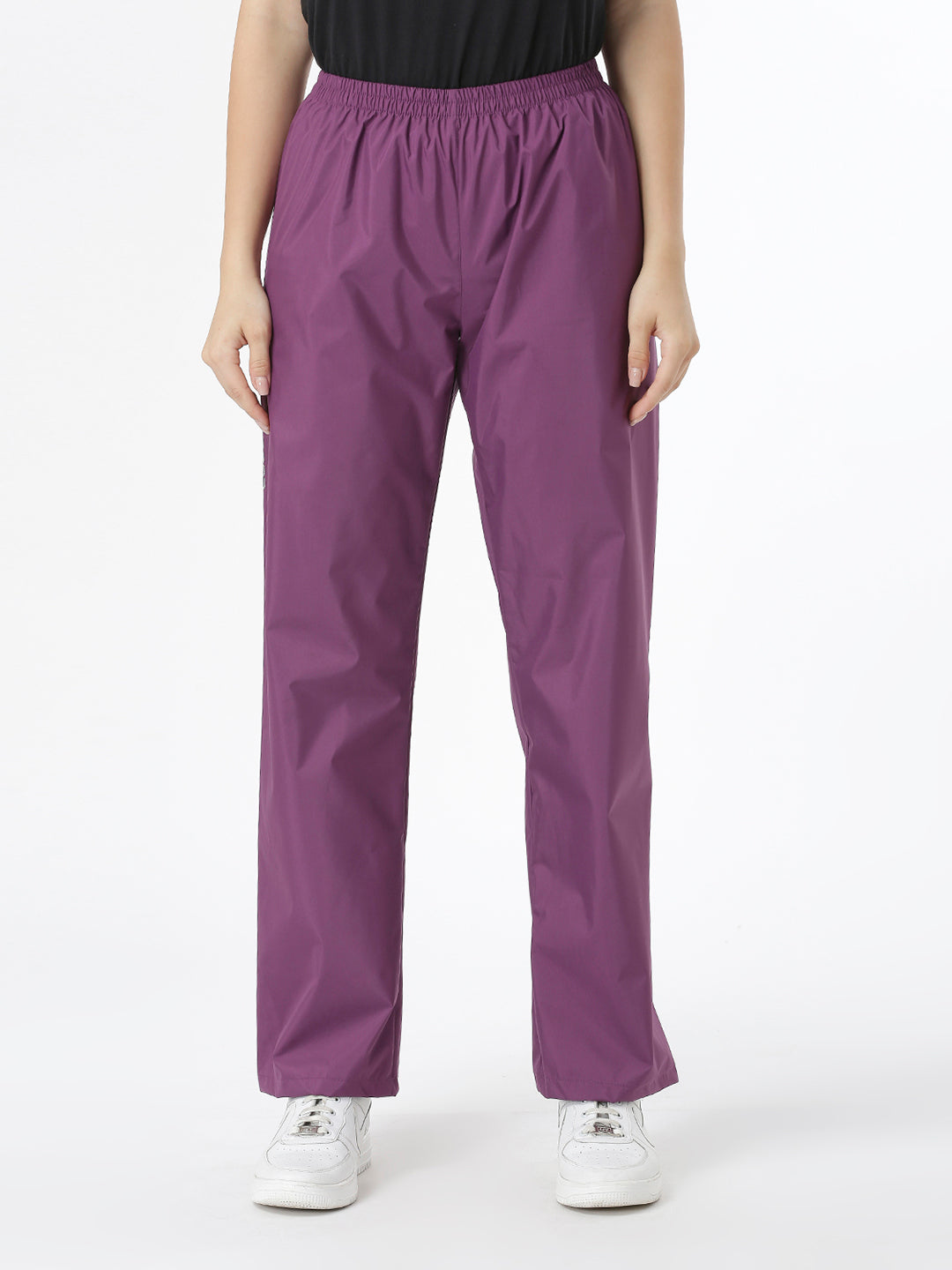 Premium Solid Violet Women Rainsuit - AZ11 - Zeelretail