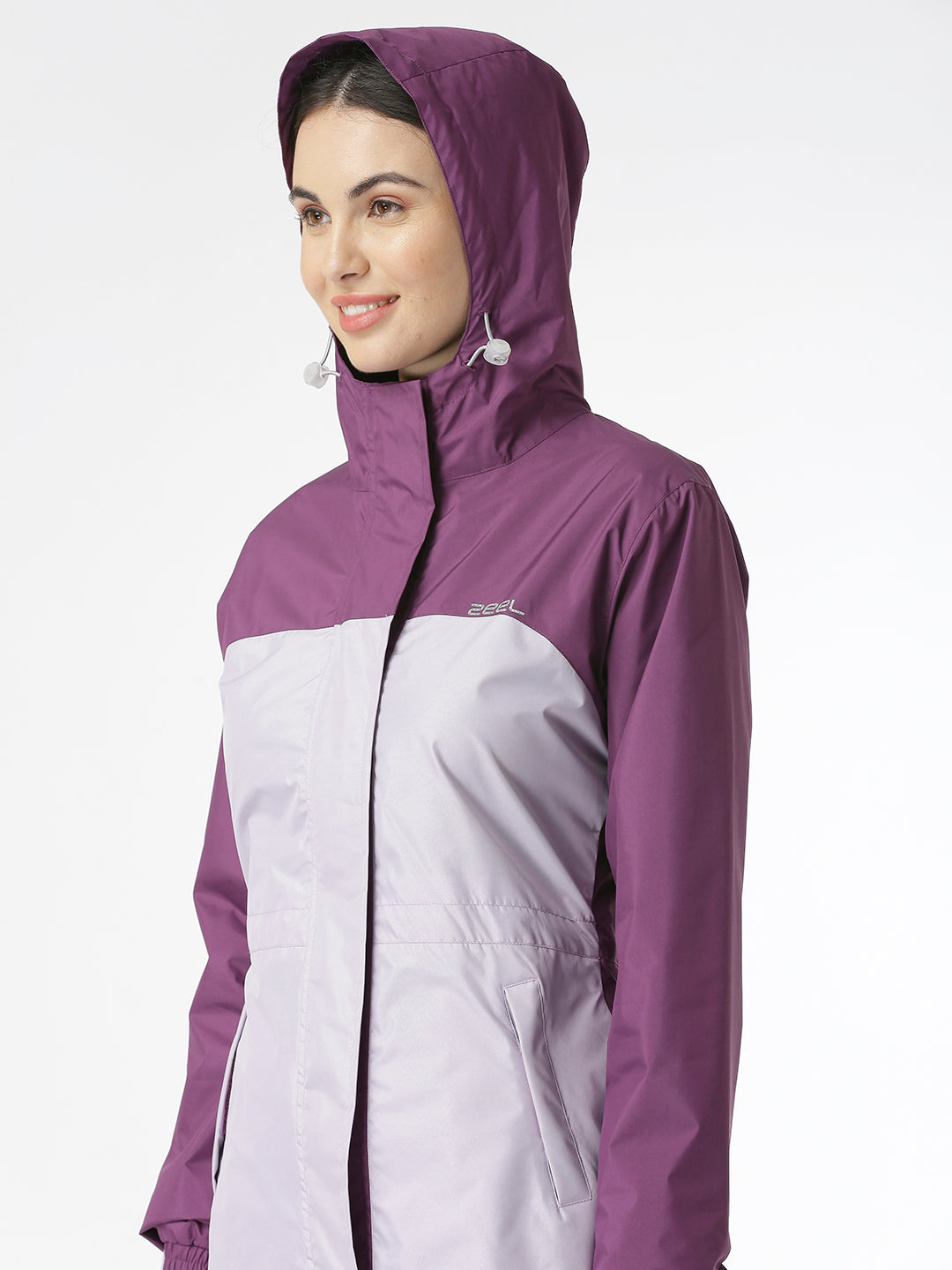 Premium Solid Violet Women Rainsuit - AZ11 - Zeelretail
