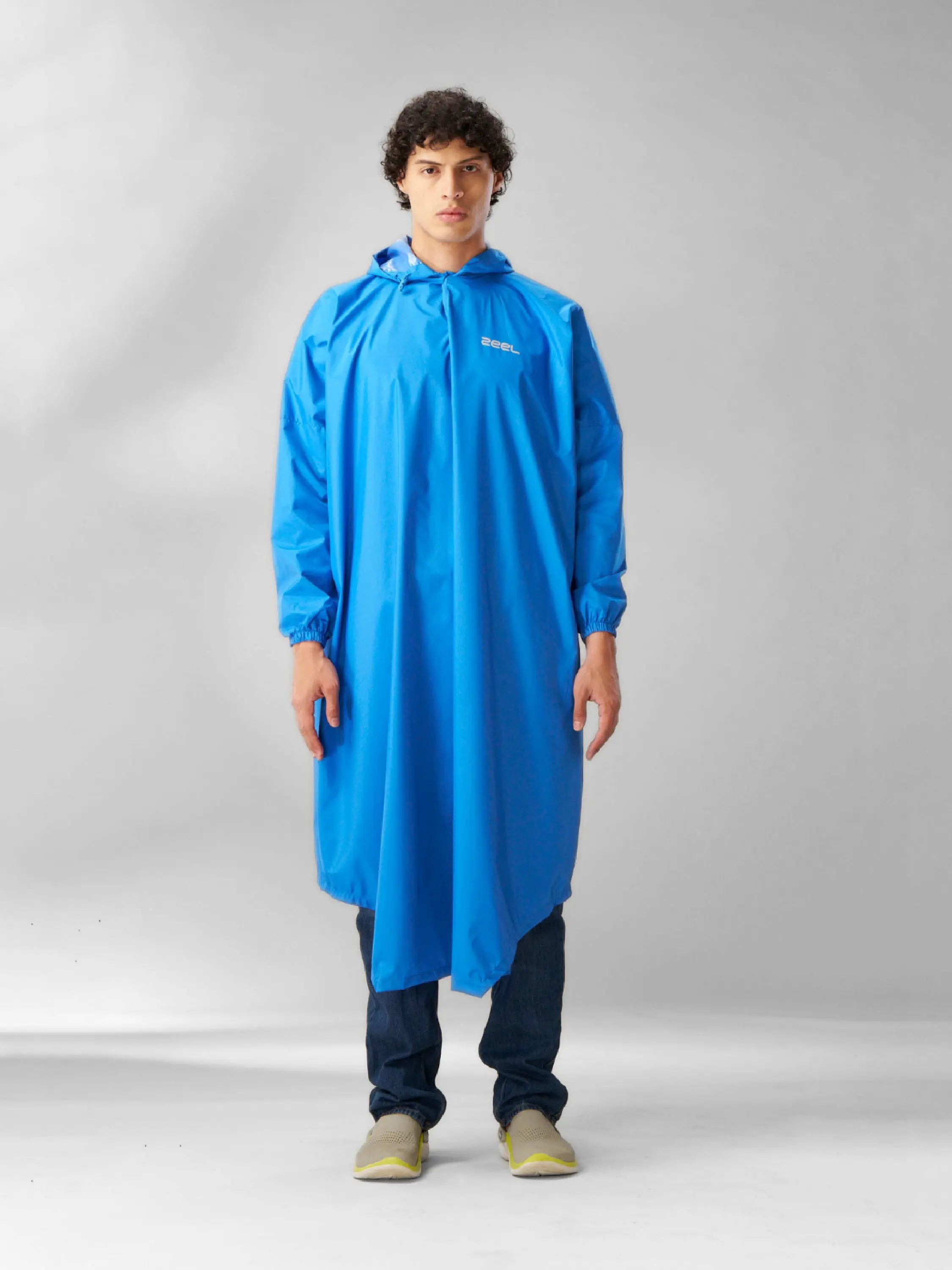 AdventurePro Reusable Wave Fabric Rain Poncho AZ31 - Zeelretail