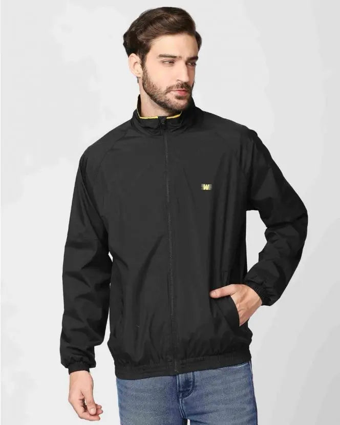 Black Outdoor Wind Cheater Jacket