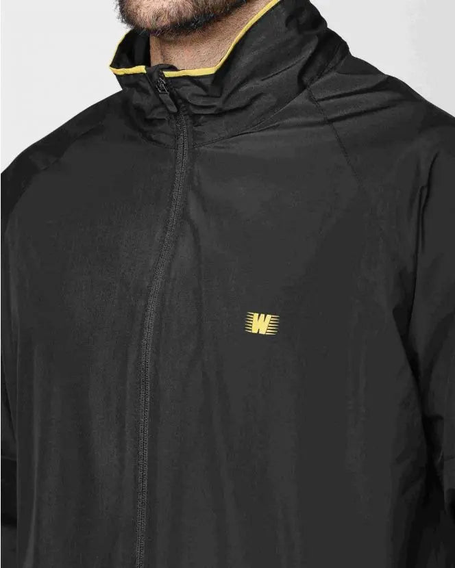 Black Outdoor Wind Cheater Jacket