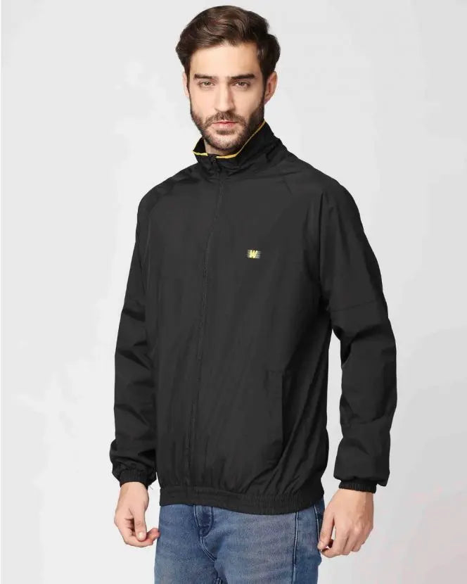 Black Outdoor Wind Cheater Jacket