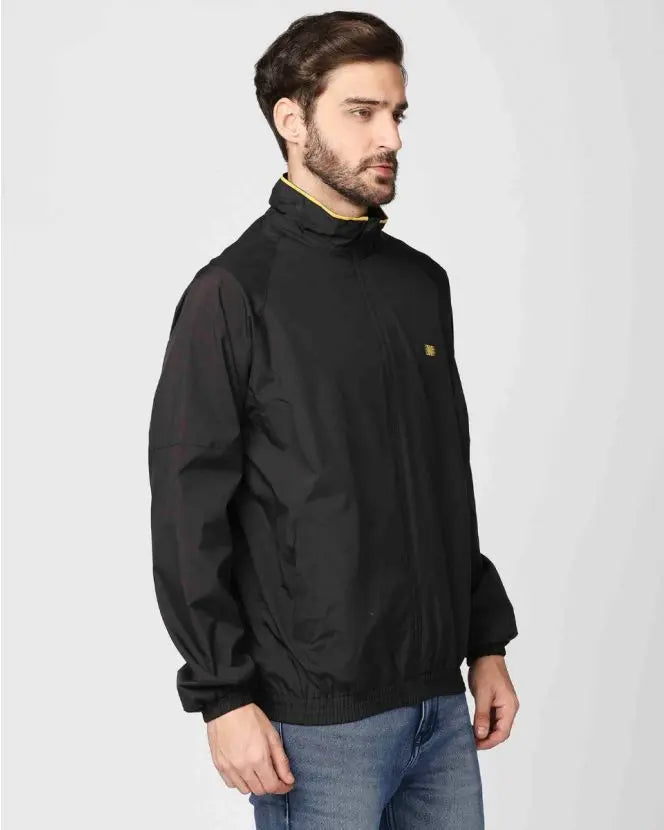 Black Outdoor Wind Cheater Jacket