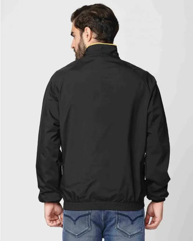 Black Outdoor Wind Cheater Jacket