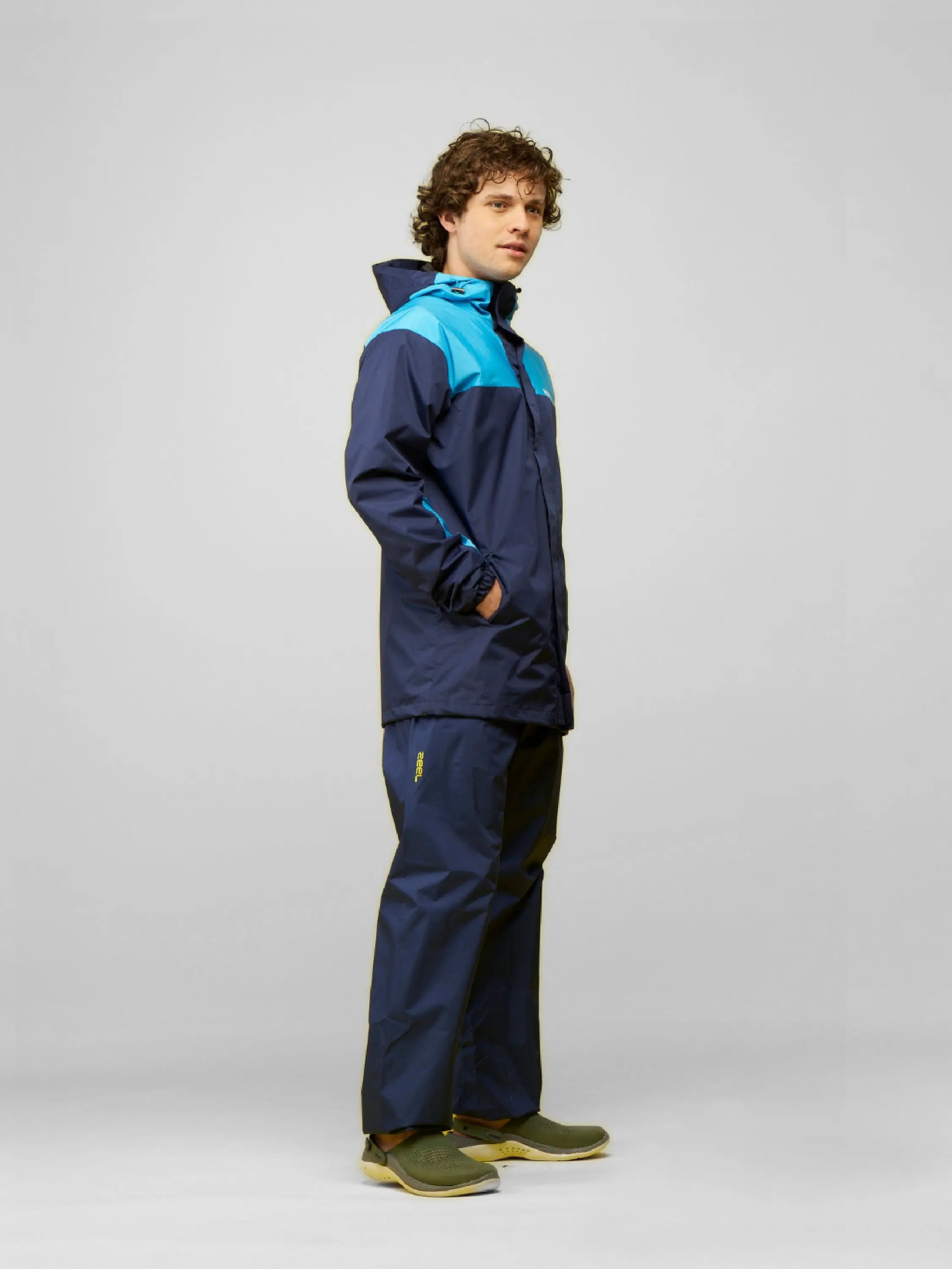 EZE401 Men's Waterproof Navy Rainsuit - Zeelretail