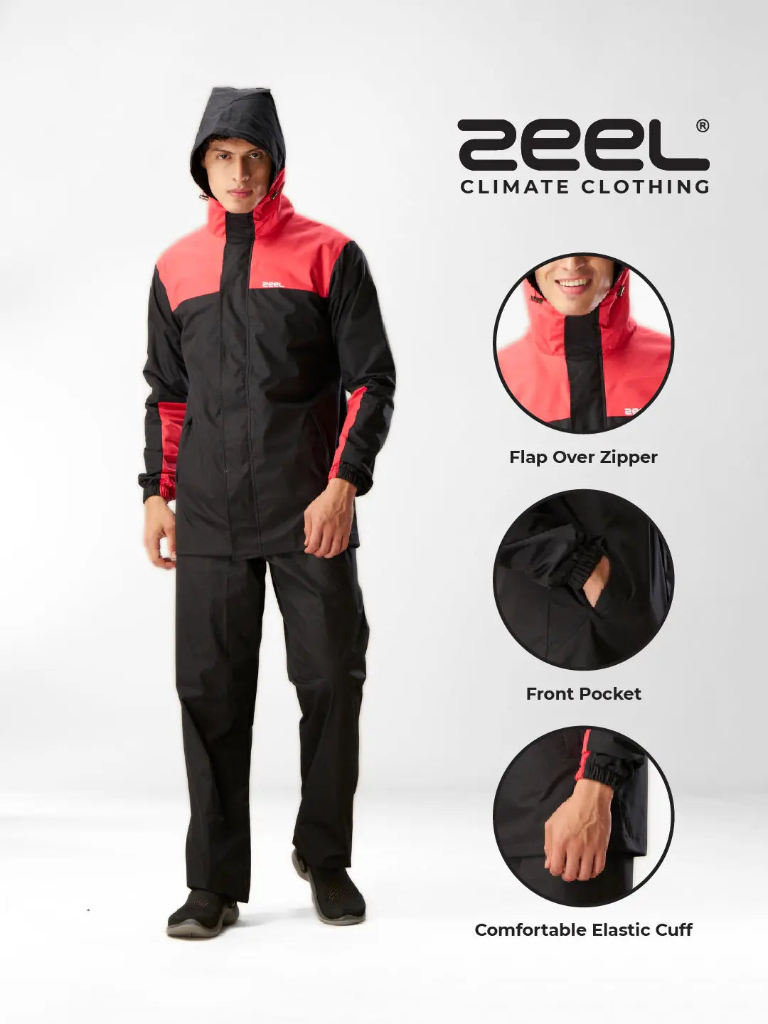 EZE401 Men's Waterproof Rainsuit - Zeelretail