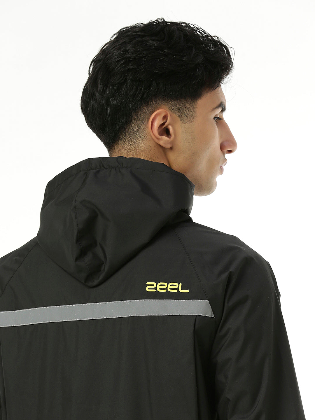 ZEEL HERO: The Ultimate Backpack-Friendly Black Raincoat - Zeelretail