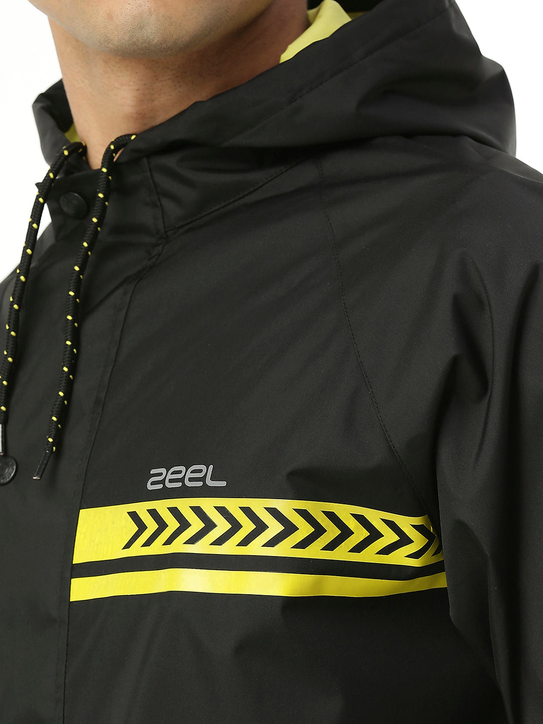 ZEEL HERO: The Ultimate Backpack-Friendly Black Raincoat - Zeelretail