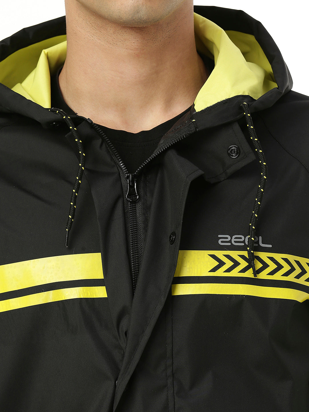 ZEEL HERO: The Ultimate Backpack-Friendly Black Raincoat - Zeelretail
