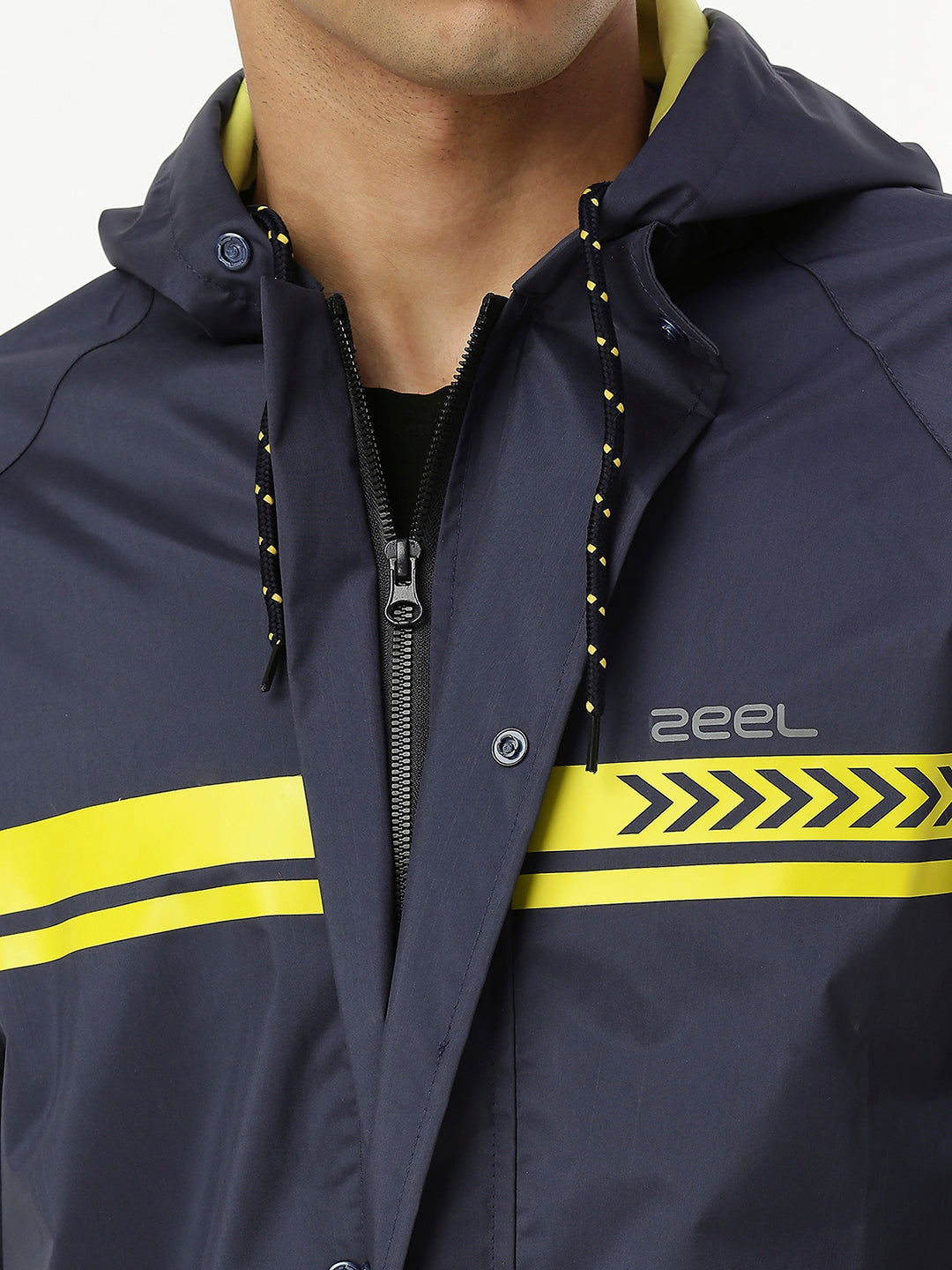 ZEEL HERO: The Ultimate Backpack-Friendly Navy Raincoat - Zeelretail