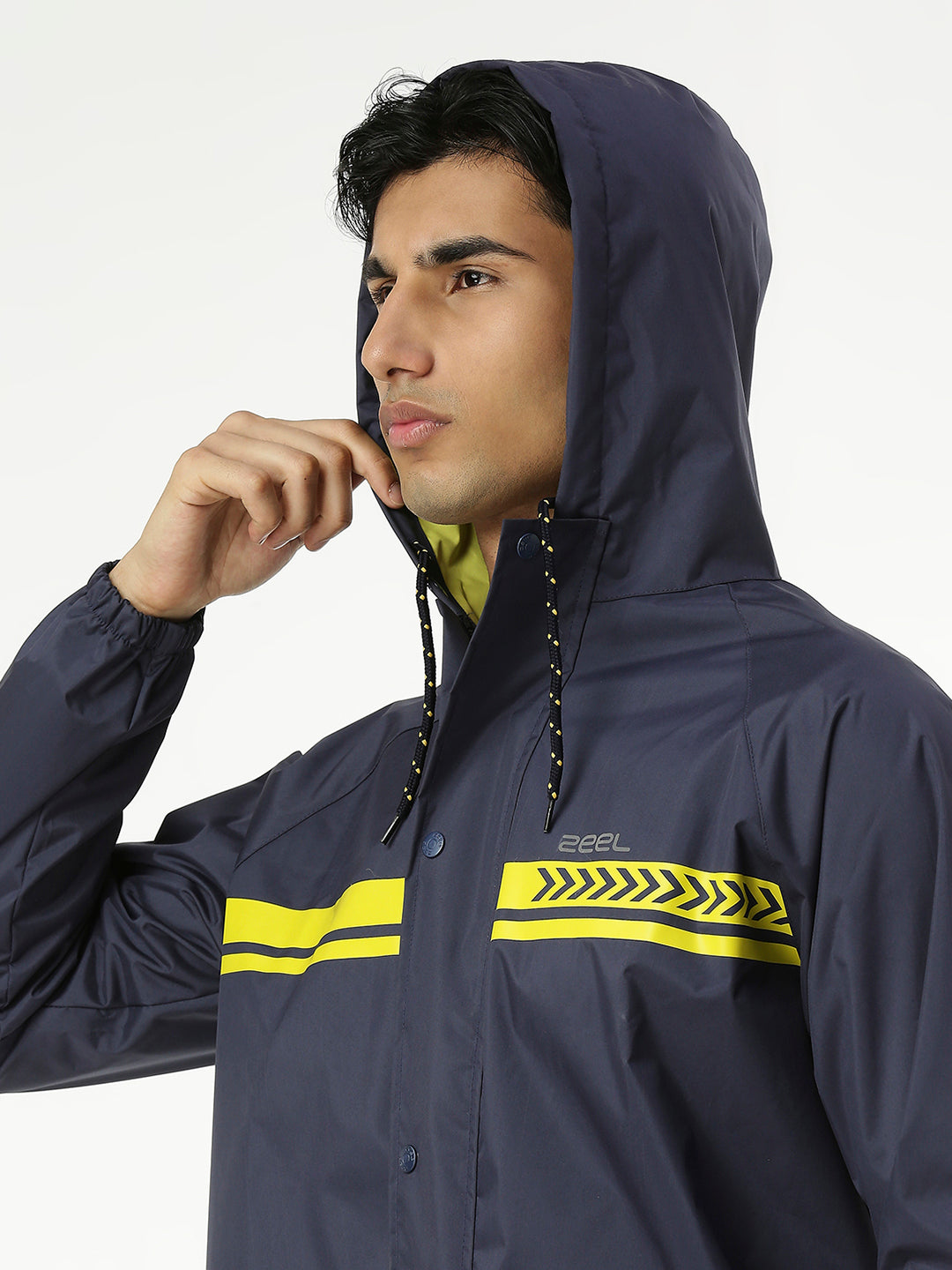 ZEEL HERO: The Ultimate Backpack-Friendly Navy Raincoat - Zeelretail