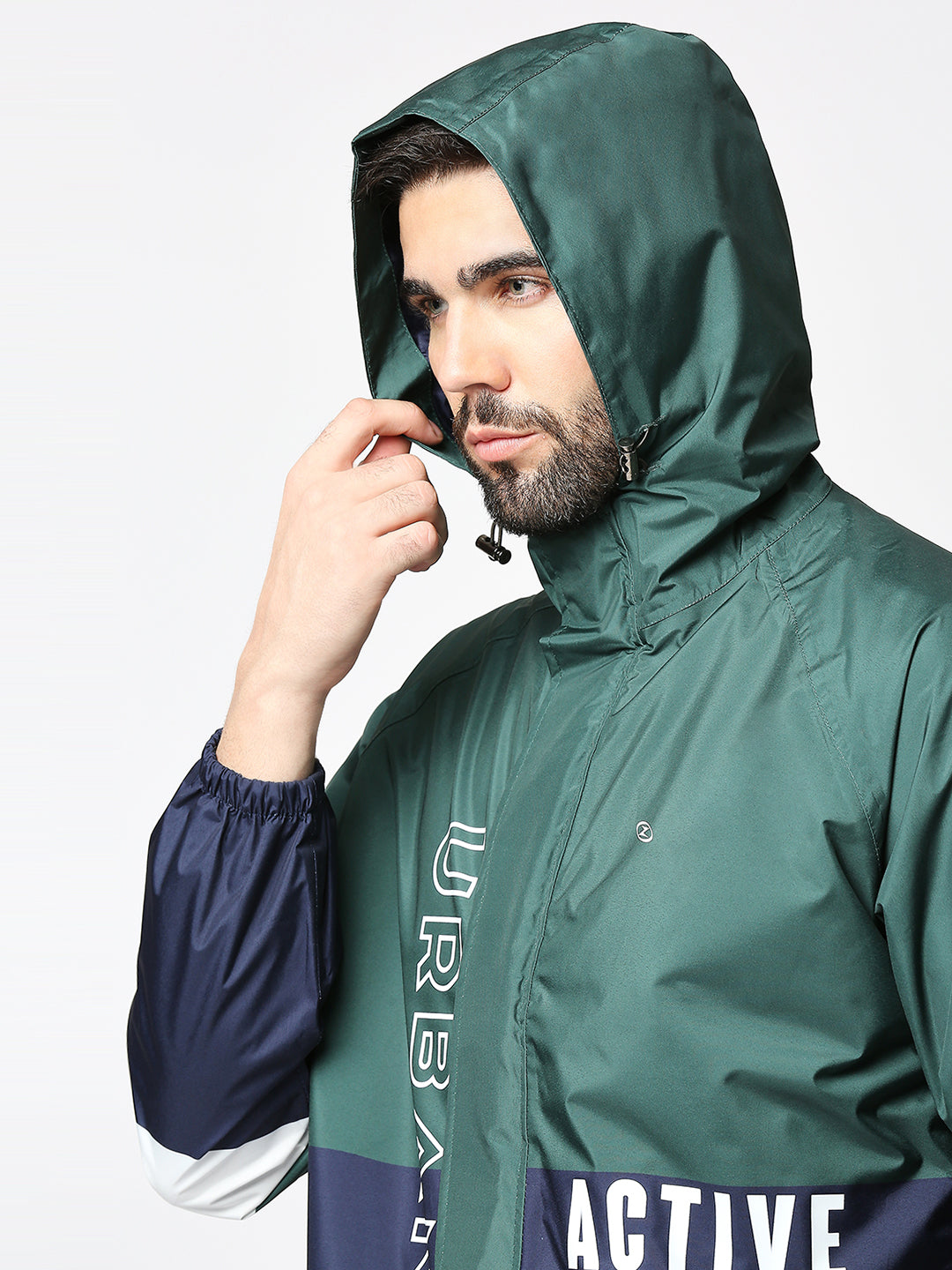 Waterproof Olive Rain Jacket - MJ201 - Zeelretail