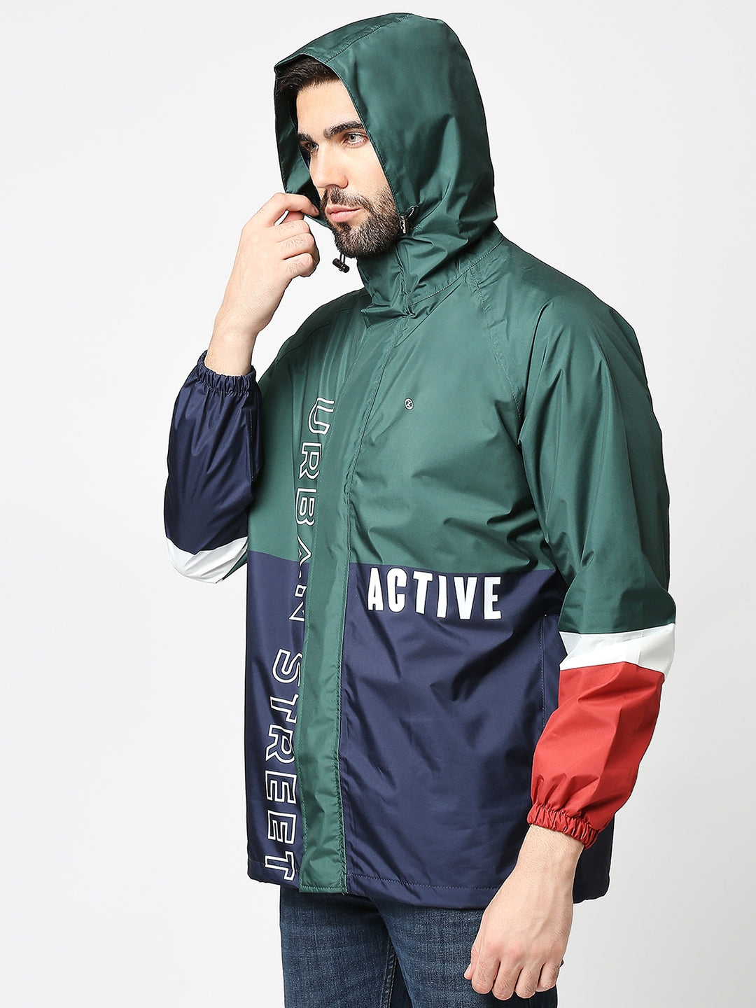 Waterproof Olive Rain Jacket - MJ201 - Zeelretail