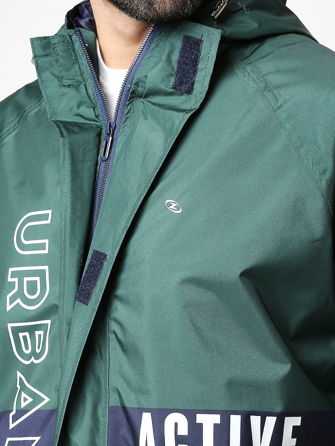 Waterproof Olive Rain Jacket - MJ201 - Zeelretail