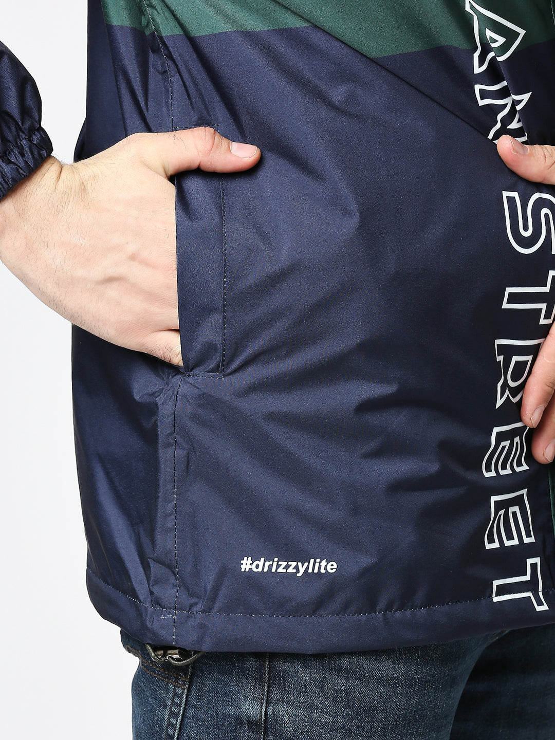 Waterproof Olive Rain Jacket - MJ201 - Zeelretail