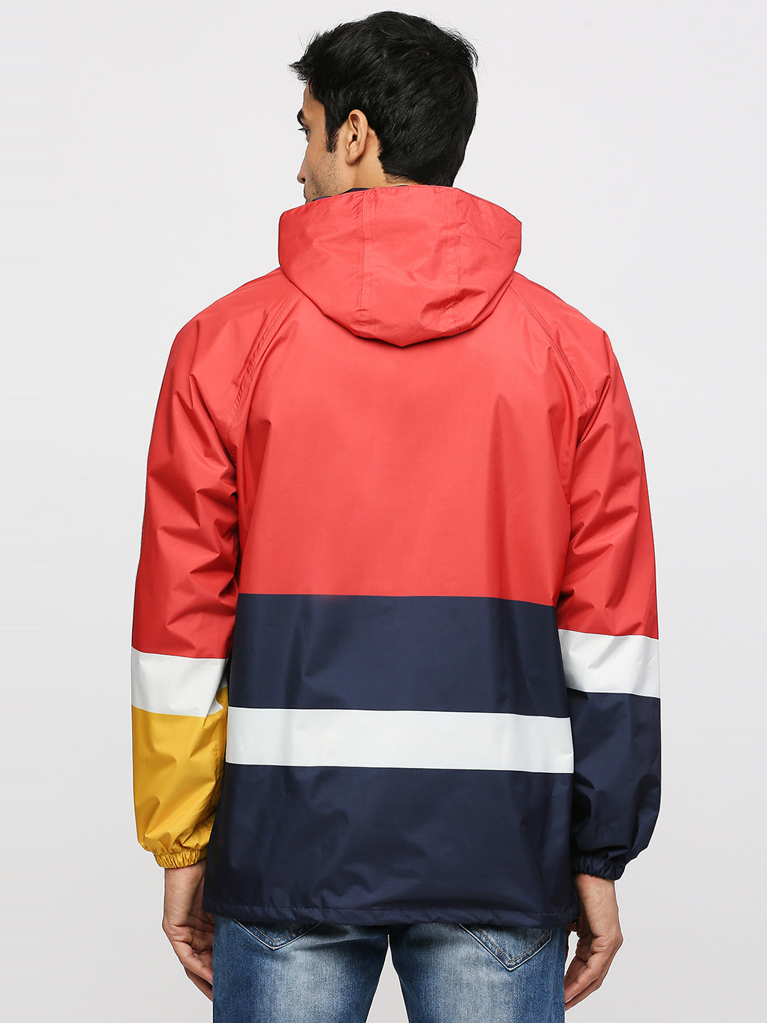 Waterproof Red Rain Jacket - MJ201 - Zeelretail
