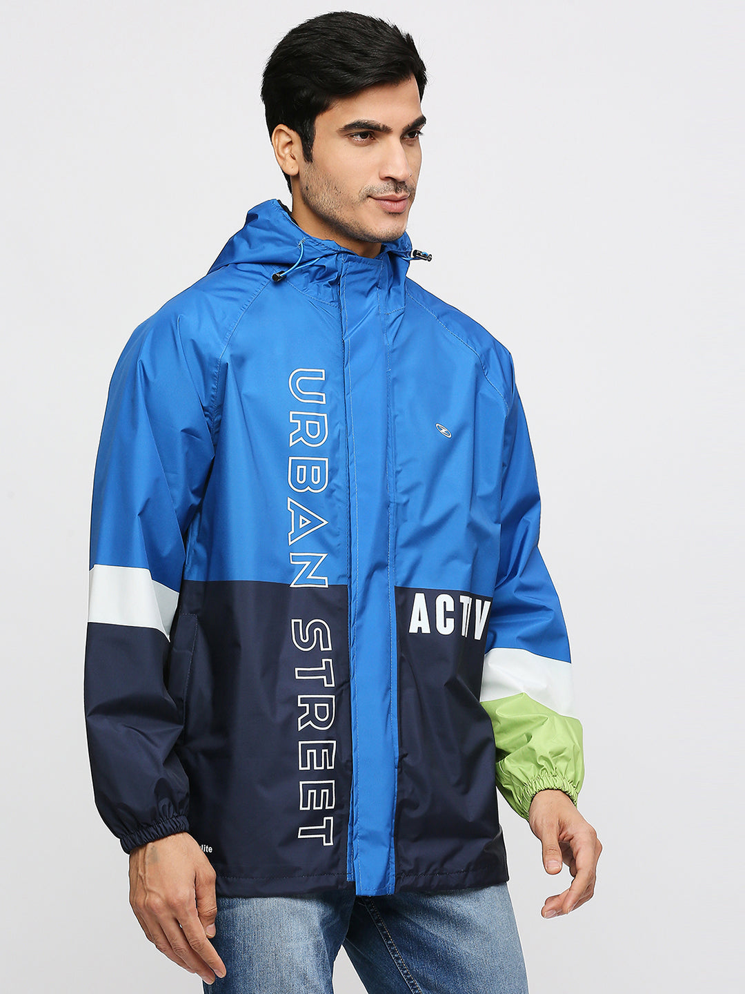 Waterproof BLUE Rain Jacket - MJ201 - Zeelretail