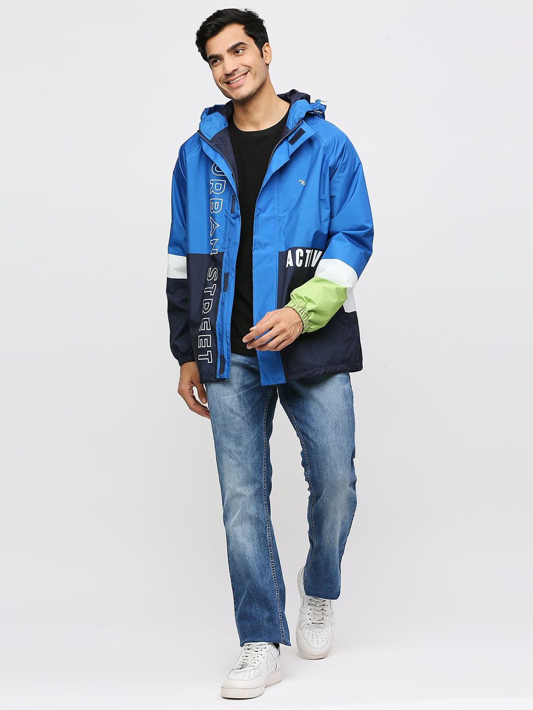 Waterproof BLUE Rain Jacket - MJ201 - Zeelretail
