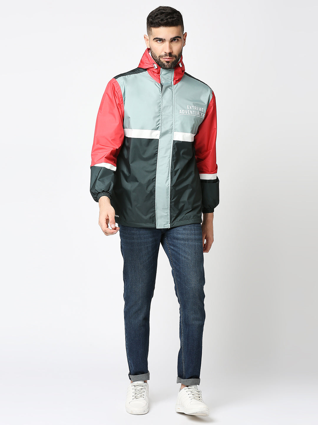Waterproof Olive Light Green Rain Jacket - MJ202 - Zeelretail