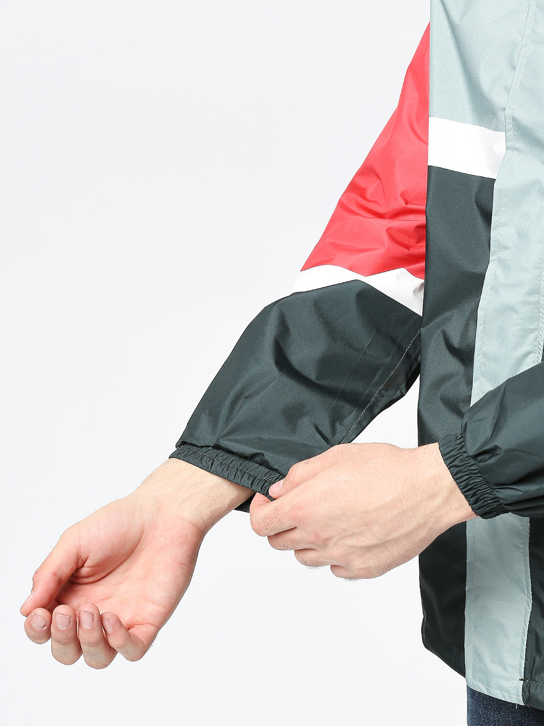 Waterproof Olive Light Green Rain Jacket - MJ202 - Zeelretail