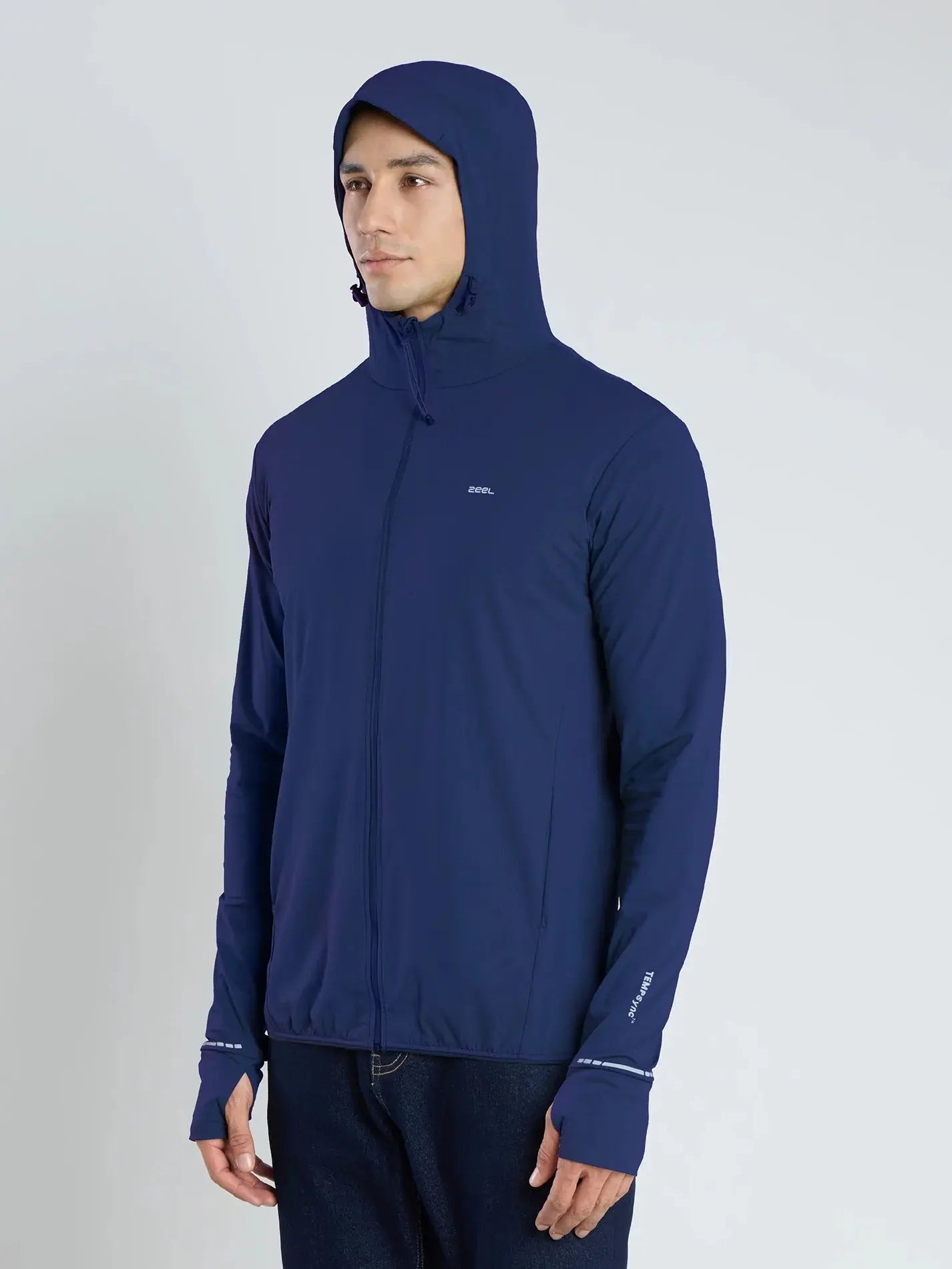 Men's Dark Blue Sun Jacket | AirWeave™ - Zeelretail