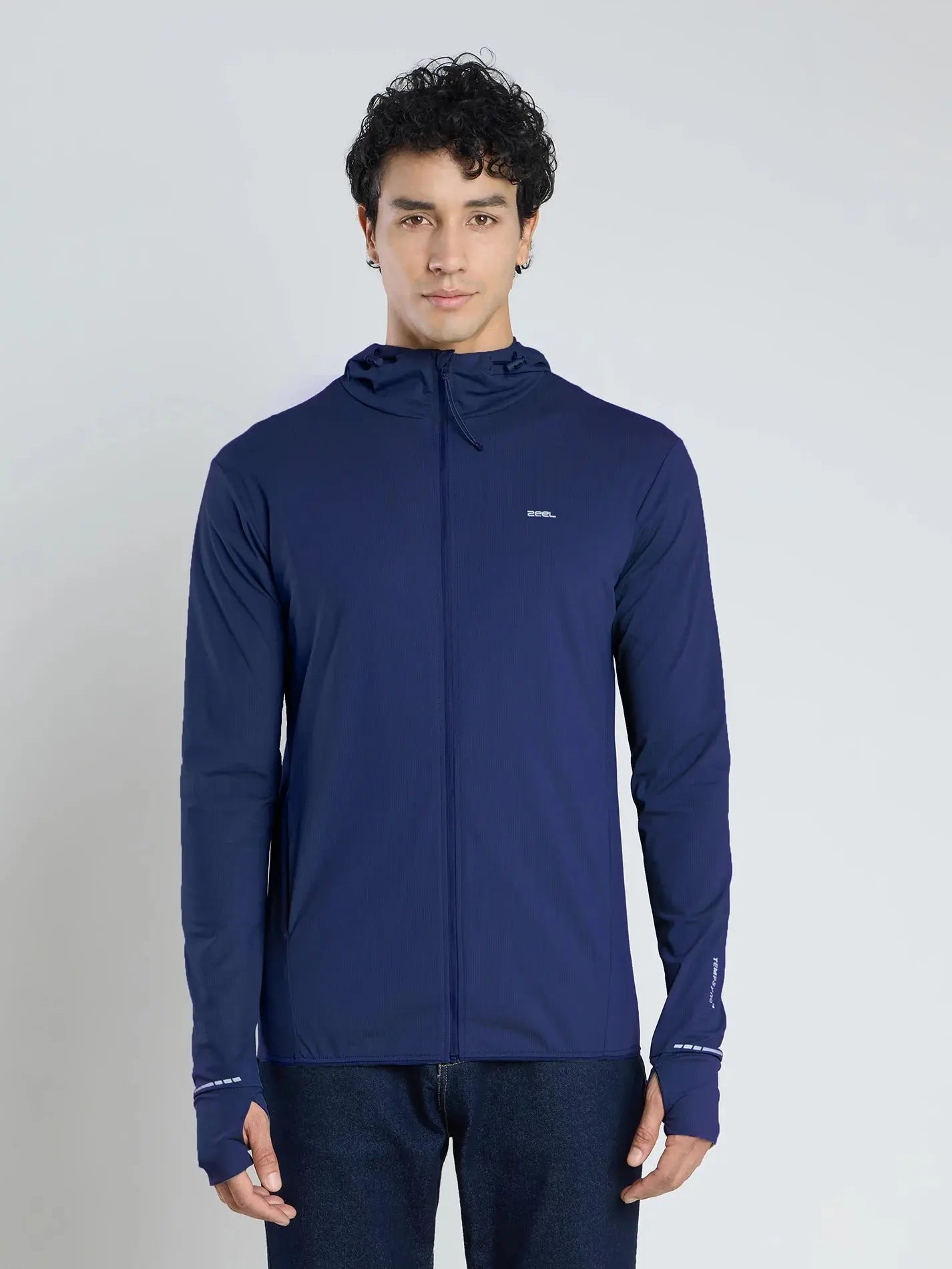 Men's Dark Blue Sun Jacket | AirWeave™ - Zeelretail